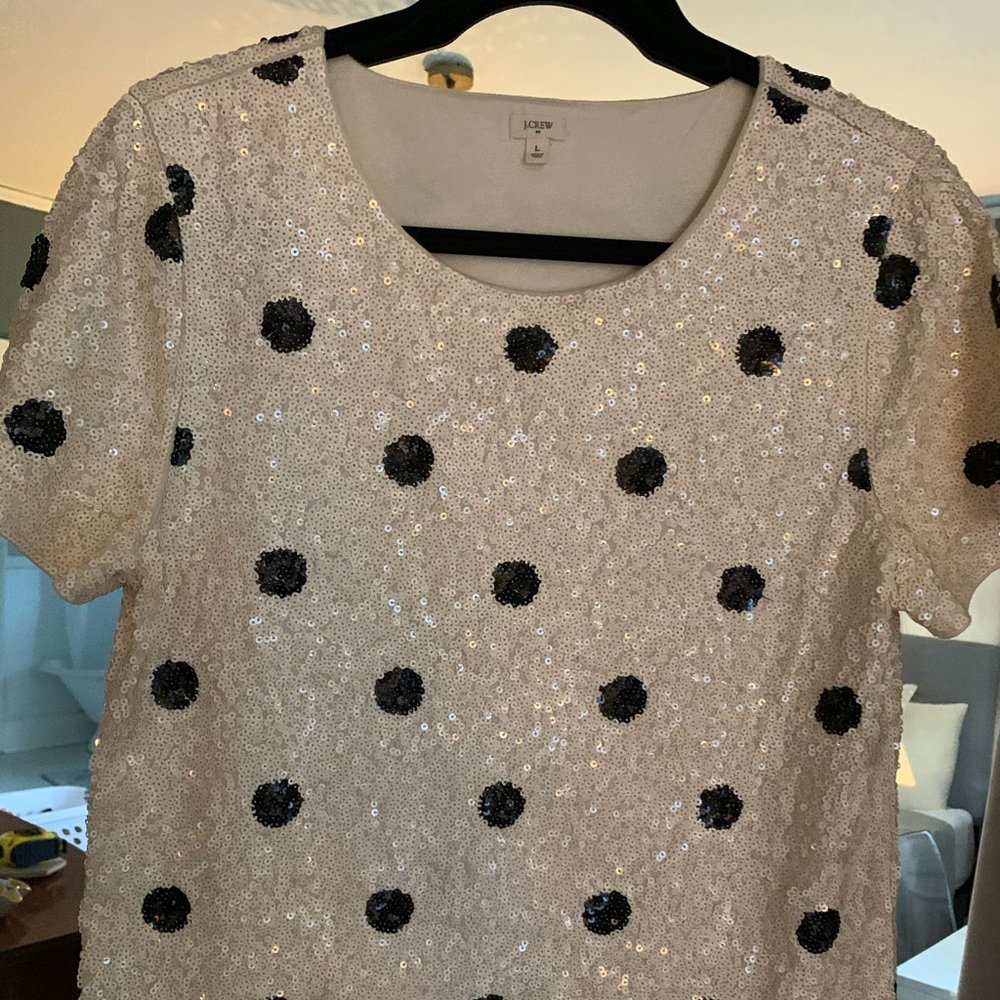 Fun sequin Jcrew shirt